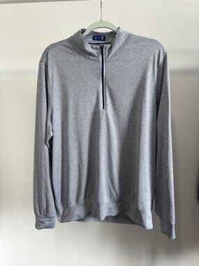 Stitch Golf Quarter-Zip Jacket Men's Large Blue Indian Hill KC Logo